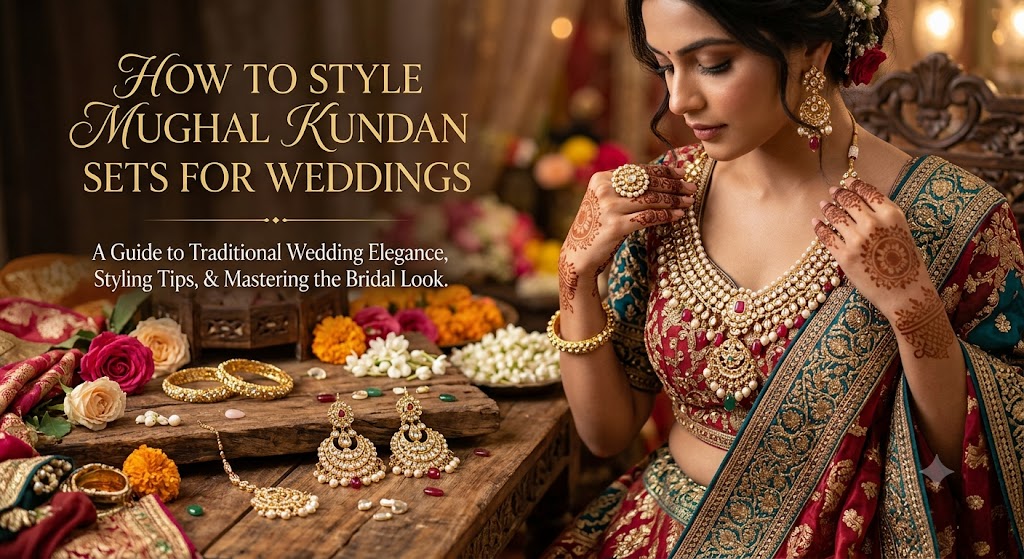 How to Style Mughal Kundan Sets for Weddings
